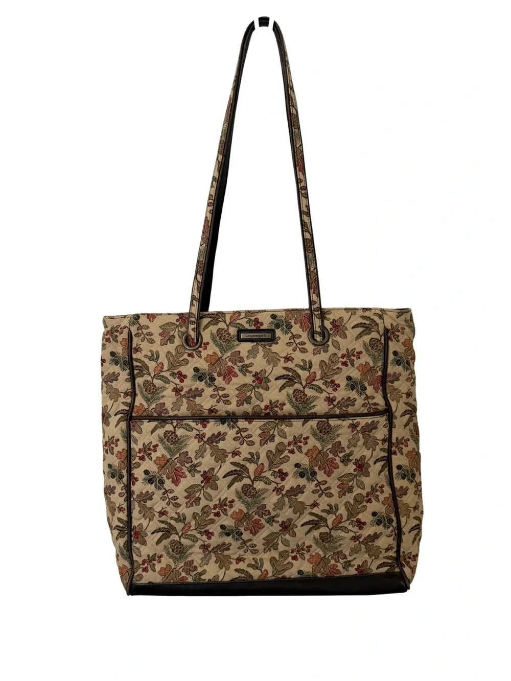 Longaberger Fall Floral Tapestry Tote
